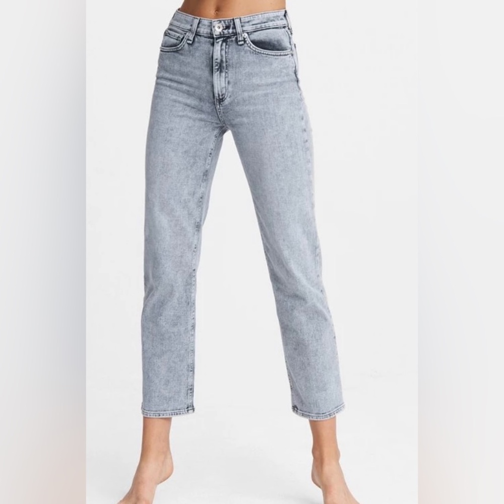 Rag and Bone Nina High Rise cigarette Jean in dusty trail size 33.